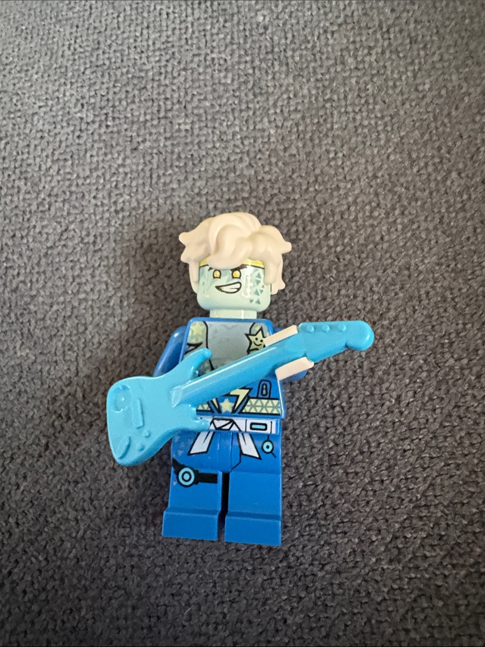 LEGO avatar Jay with guitar